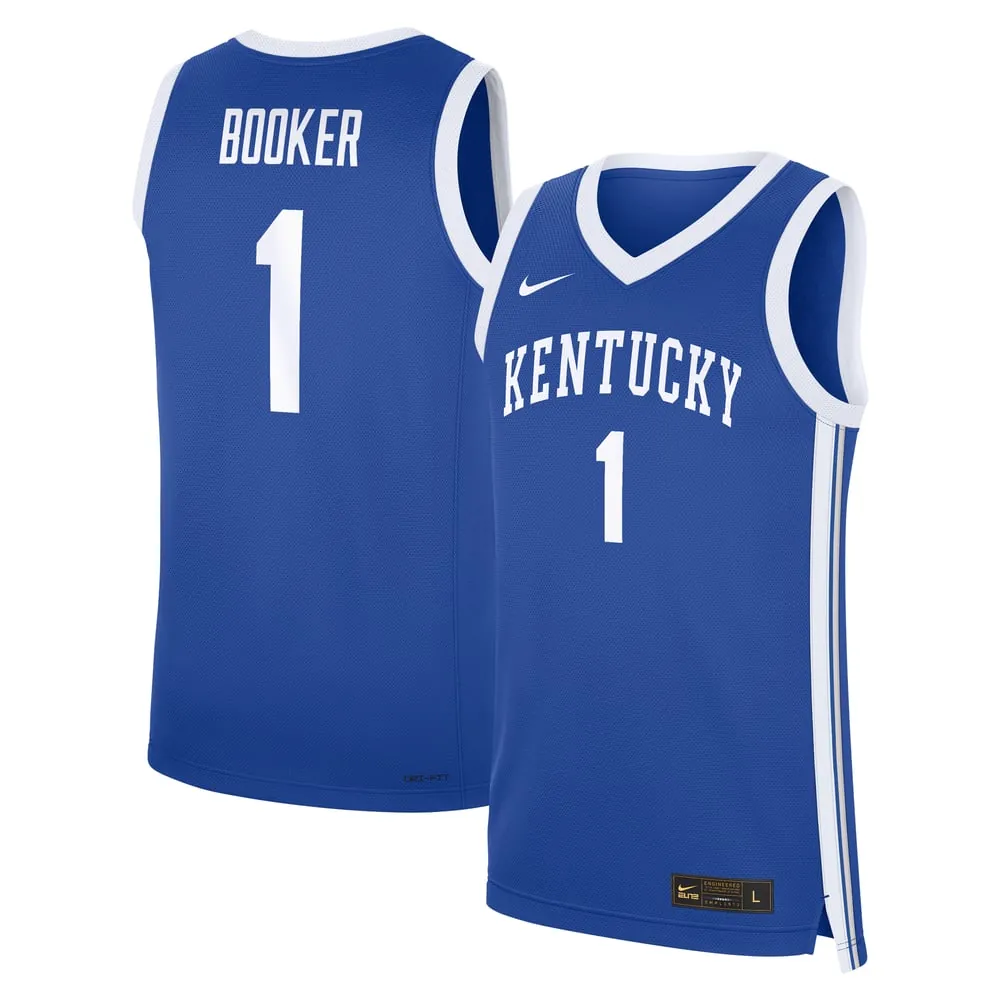 Devin Booker Kentucky Wildcats Nike Road Replica Basketball Jersey - Royal
