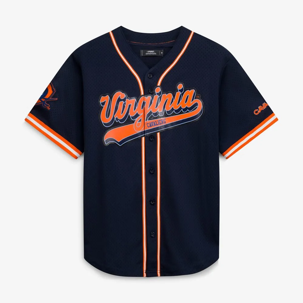Virginia Cavaliers Pro Standard Mesh Full-Button Replica Baseball Jersey - Navy