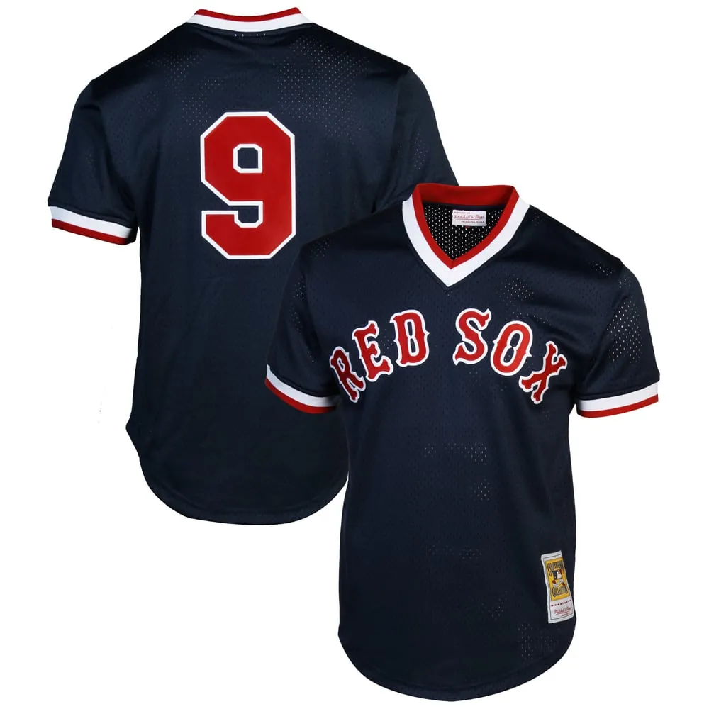 Ted Williams Boston Red Sox Mitchell & Ness Authentic Batting Practice Jersey - Navy