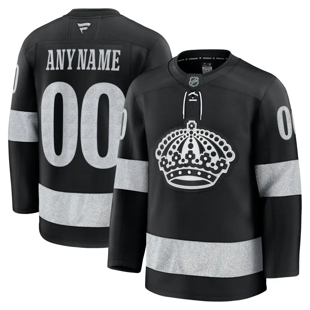 Los Angeles Kings Fanatics Alternate Premium Custom Jersey - Black