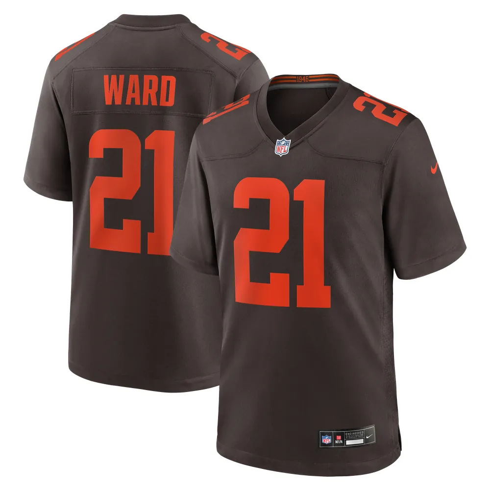 Denzel Ward Cleveland Browns Nike Alpha Dawg Game Jersey - Brown