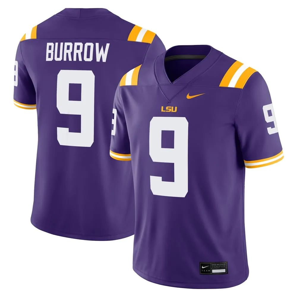 Joe Burrow LSU Tigers Nike Alumni Game Jersey - Purple