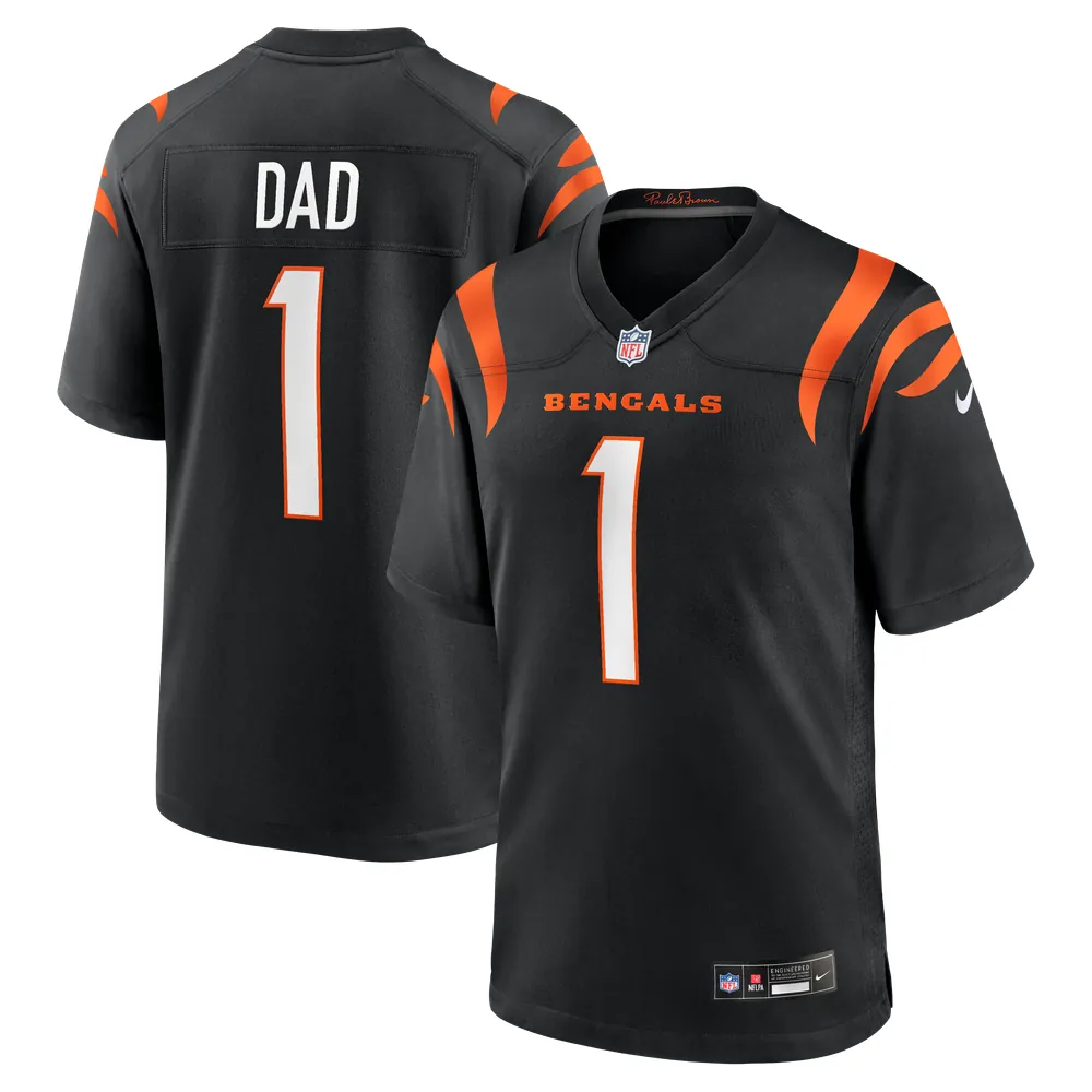 Number 1 Dad Cincinnati Bengals Nike Game Jersey - Black