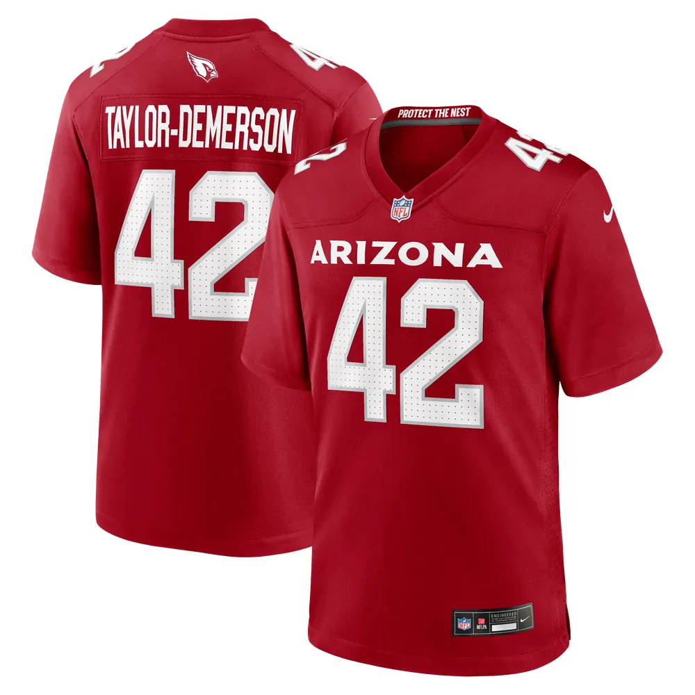 Dadrion Taylor-Demerson Arizona Cardinals Nike Team Game Jersey -  Cardinal
