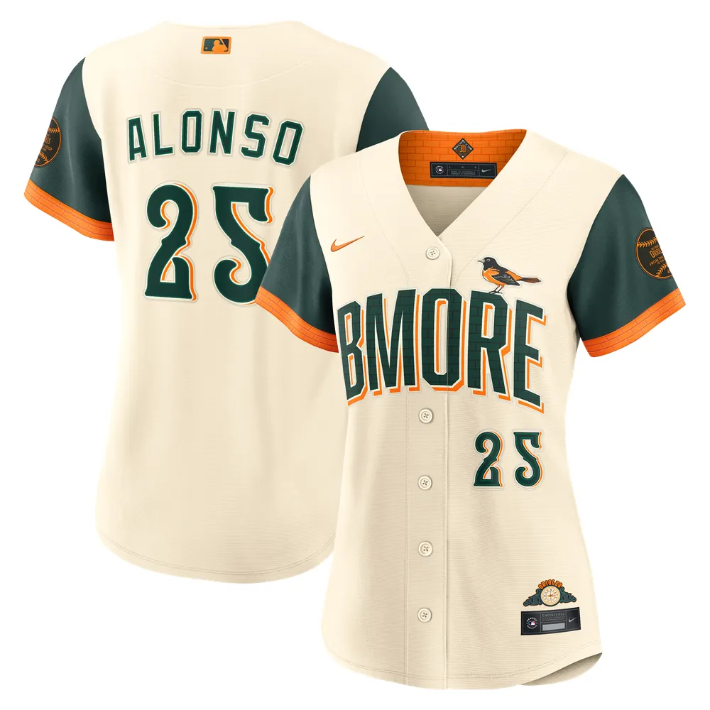 Pete Alonso Baltimore Orioles Nike Women's 2026 City Connect Stadium Jersey - Cream