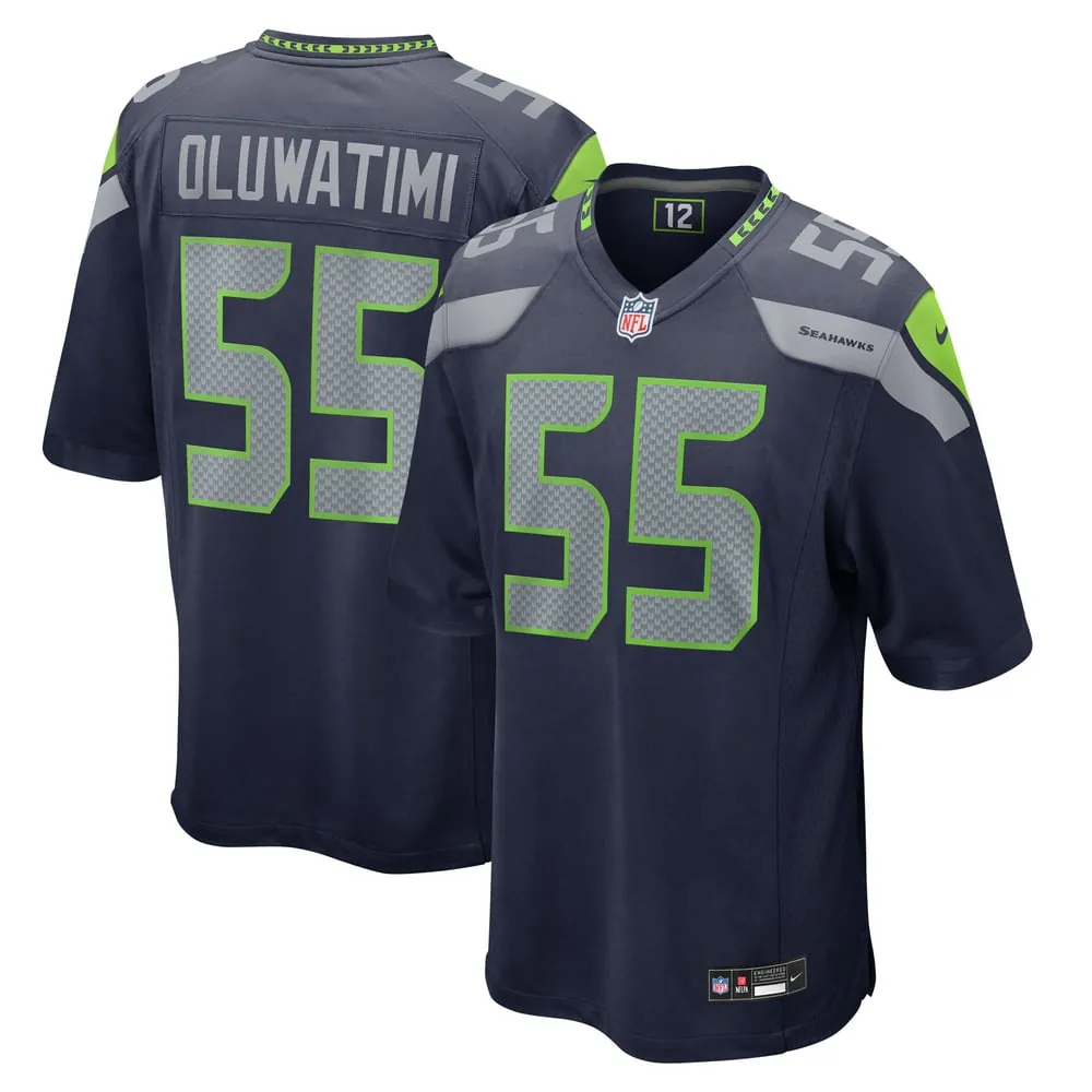 Olu Oluwatimi Seattle Seahawks Nike Team Game Jersey -  College Navy