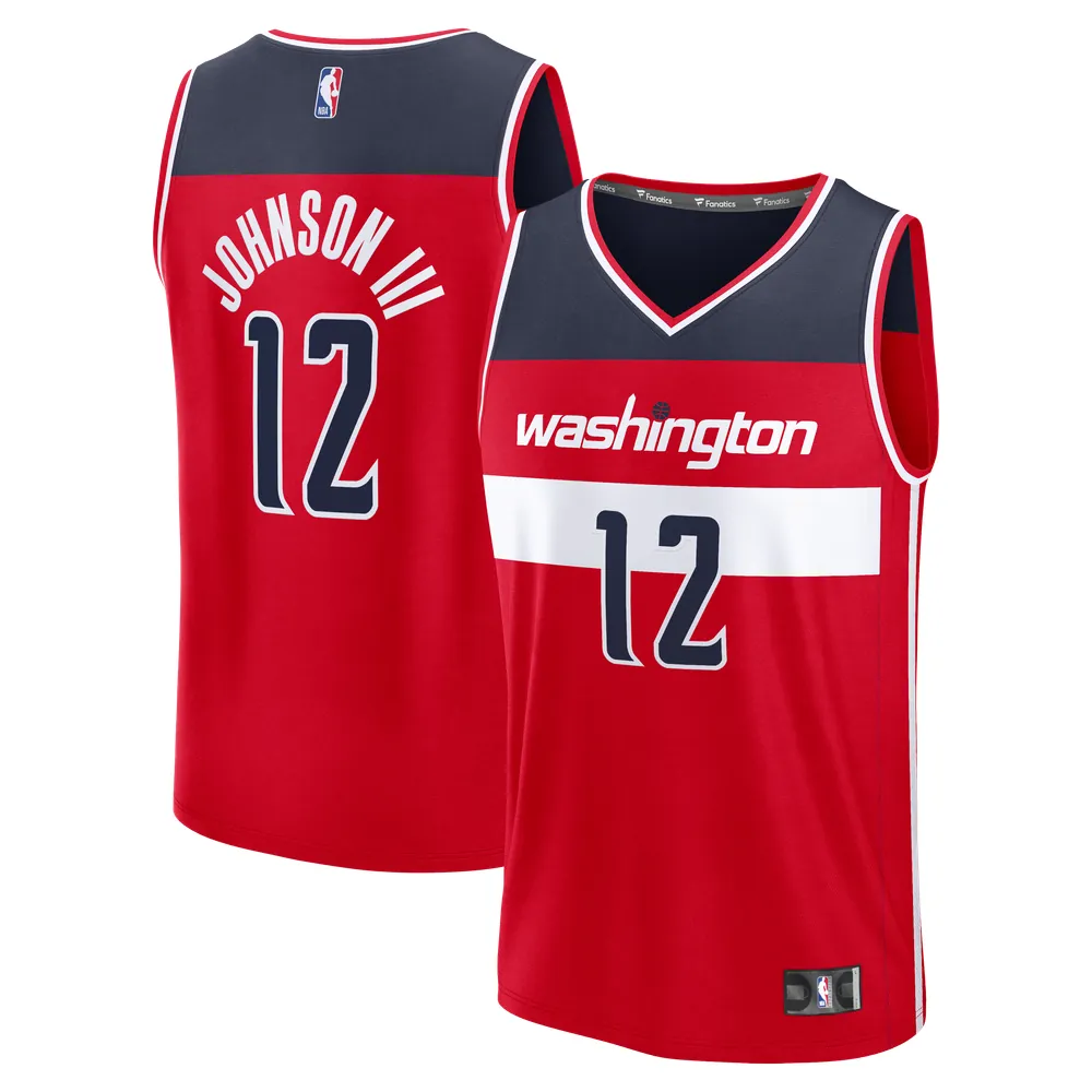 Tre Johnson III Washington Wizards Fanatics Fast Break Replica Jersey - Icon Edition - Red