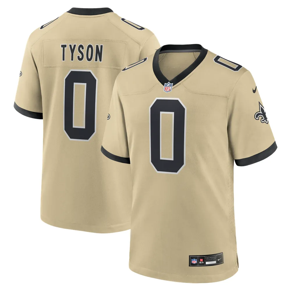 Jordyn Tyson New Orleans Saints Nike Alternate Game Jersey - Gold