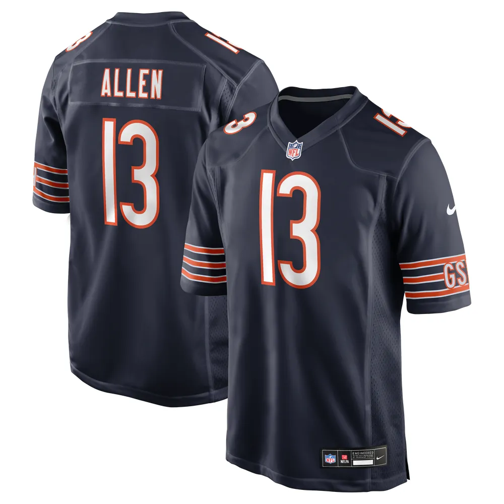 Keenan Allen Chicago Bears Nike Team Game Jersey -  Navy