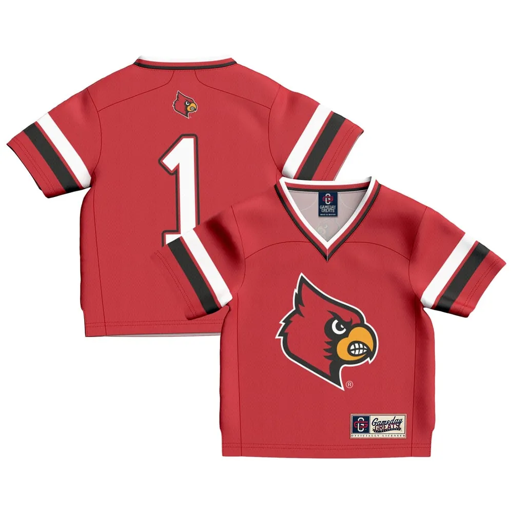 Louisville Cardinals GameDay Greats Infant #1 Football Fashion Jersey - Red