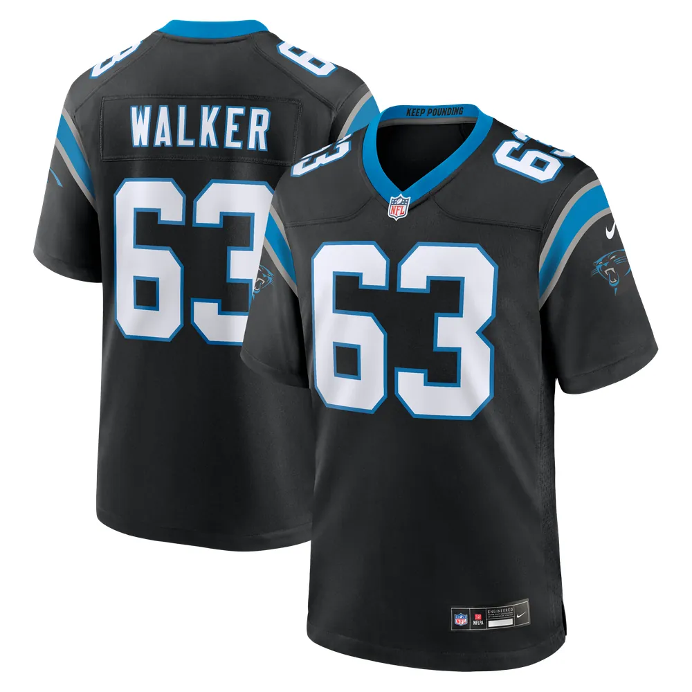 Rasheed Walker Carolina Panthers Nike Team Game Jersey -  Black