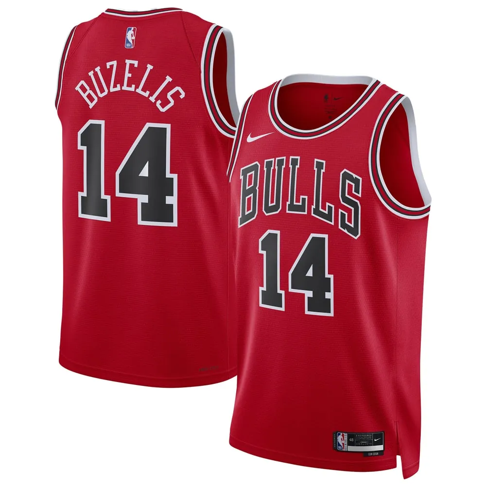 Matas Buzelis Chicago Bulls Nike Unisex Swingman Player Jersey - Icon Edition - Red