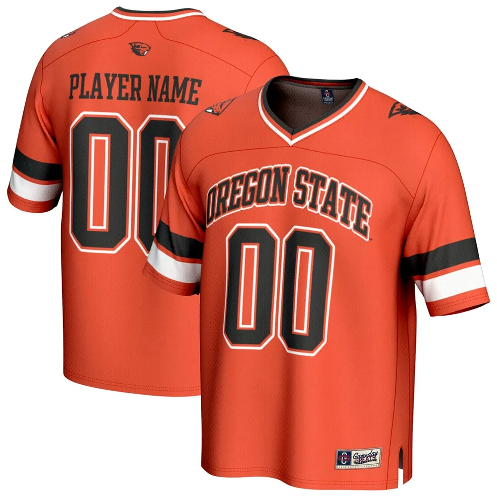 Oregon State Beavers GameDay Greats Unisex NIL Pick-A-Player Football Fashion Jersey - Orange