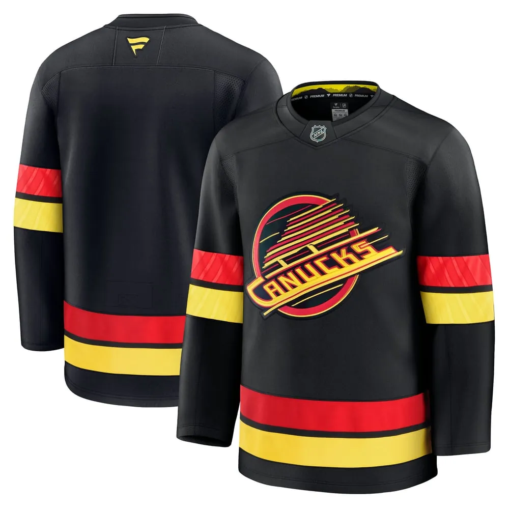 Vancouver Canucks Fanatics Alternate Premium Jersey - Black