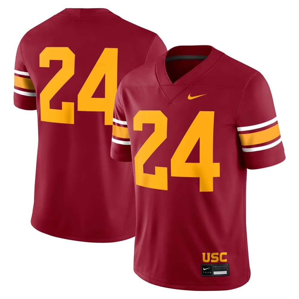 #24 USC Trojans Nike Alternate Game Jersey - Cardinal