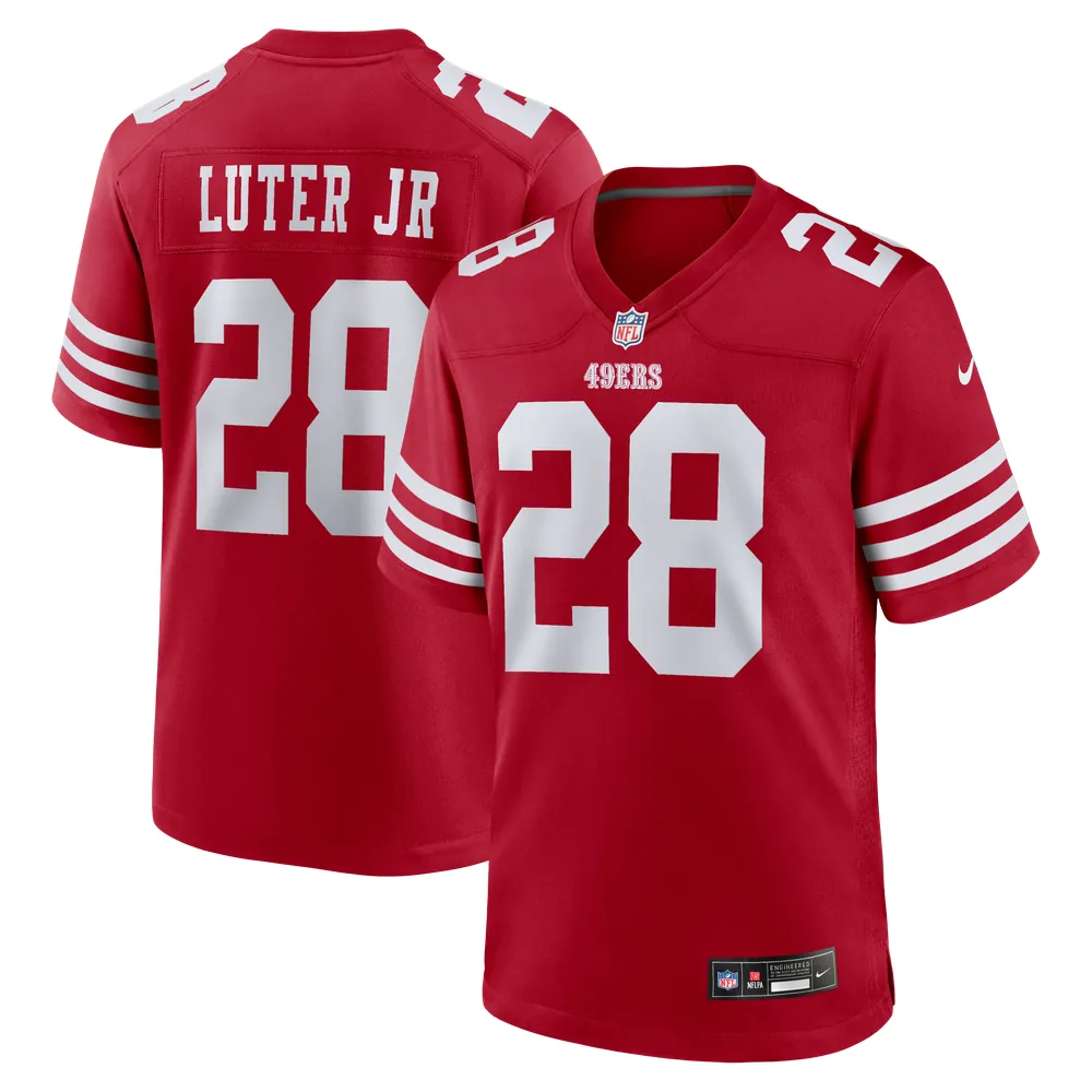 Darrell Luter Jr. San Francisco 49ers Nike  Game Jersey -  Scarlet