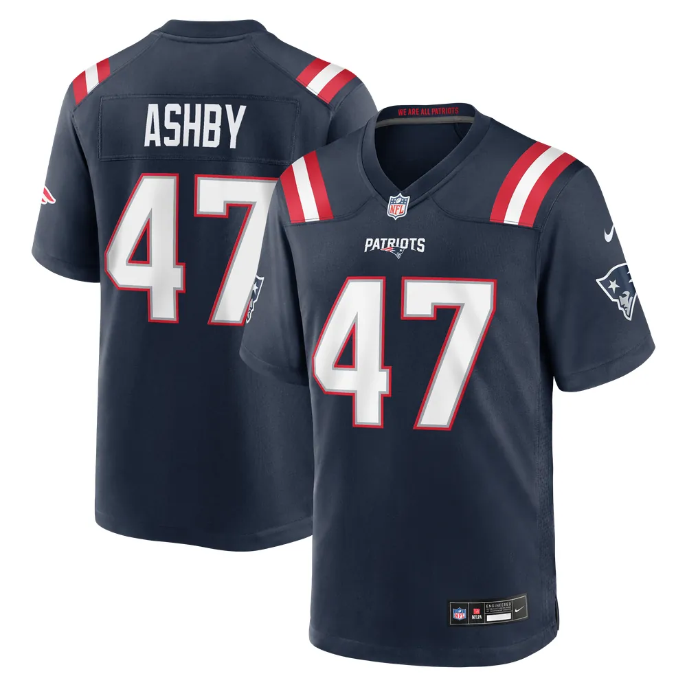 Julian Ashby New England Patriots Nike Team Game Jersey -  Navy