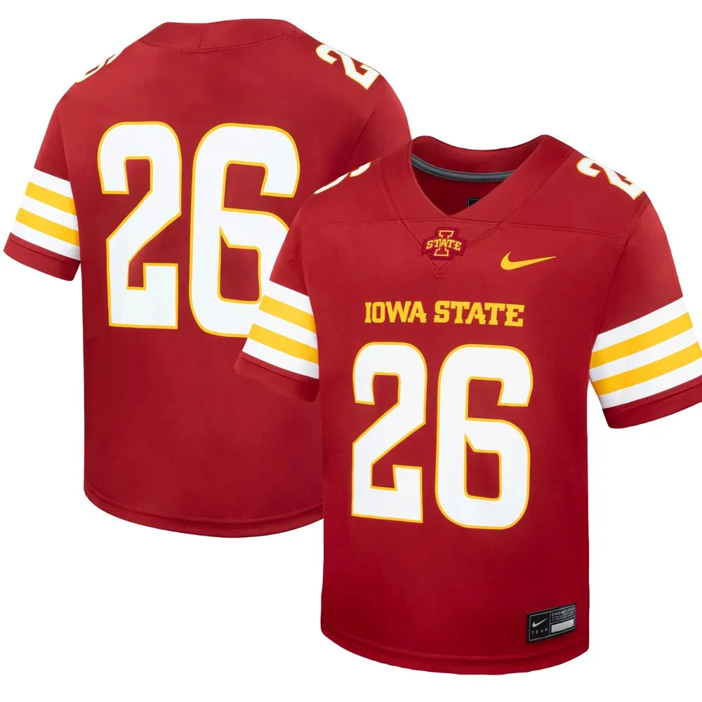 Iowa State Cyclones Nike Youth  Replica Football Jersey - Cardinal