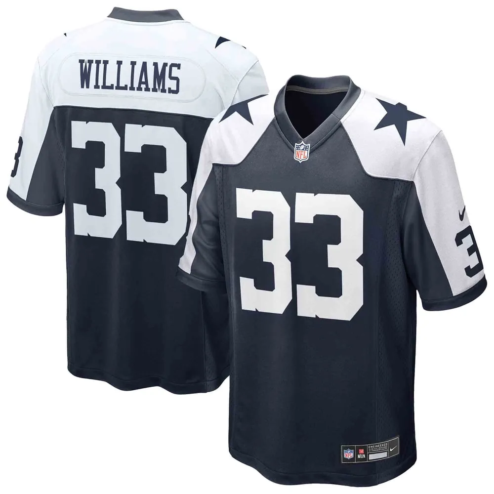 Javonte Williams Dallas Cowboys Nike Alternate Game Jersey - Navy