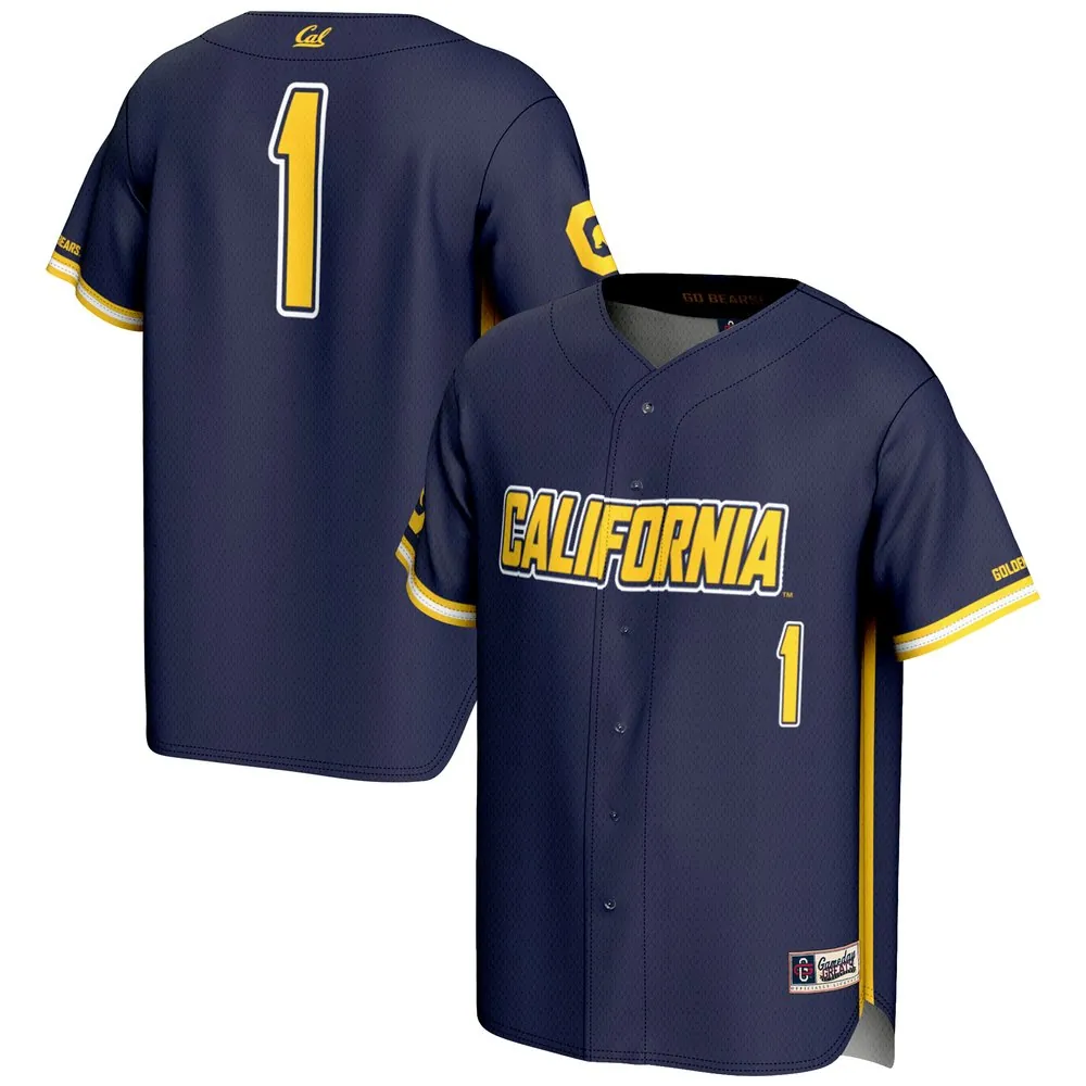 #1 Cal Bears GameDay Greats Lightweight Baseball Jersey - Navy