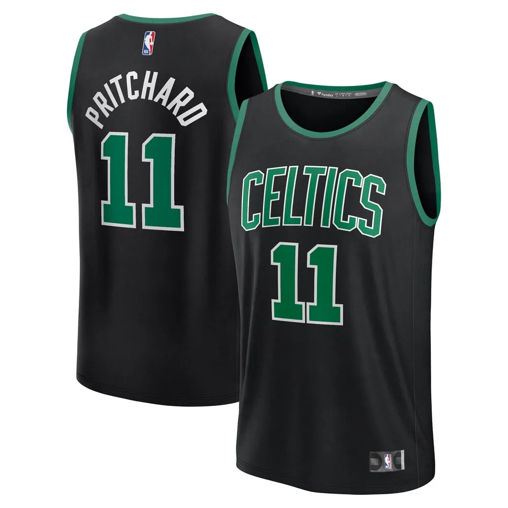 Payton Pritchard Boston Celtics Fanatics Fast Break Replica Player Jersey - Statement Edition - Black
