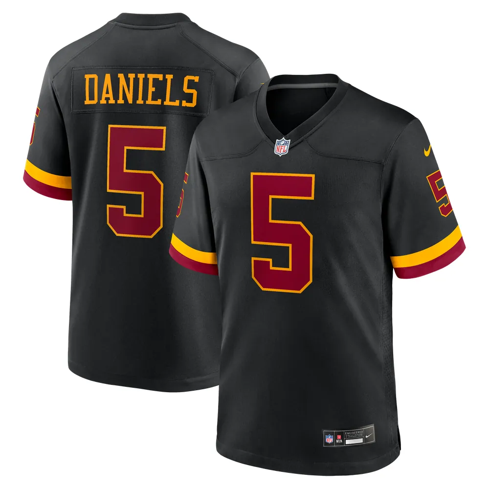 Hail Raiser Jayden Daniels Washington Commanders Nike Alternate Game Jersey - Black