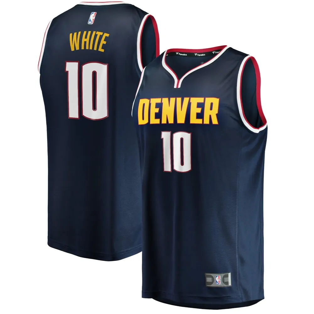 Jack White Denver Nuggets Fanatics Youth Fast Break Player Jersey - Icon Edition - Navy