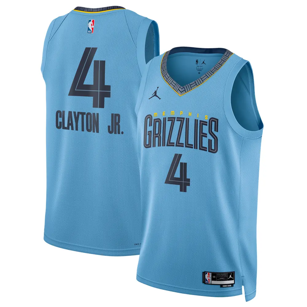 Walter Clayton Jr. Memphis Grizzlies Jordan Brand Unisex Swingman Jersey - Statement Edition - Light Blue