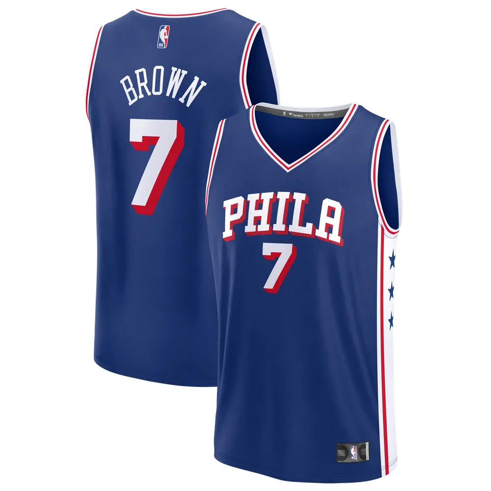 Jaylen Brown Philadelphia 76ers Fanatics Fast Break Jersey - Icon Edition - Royal