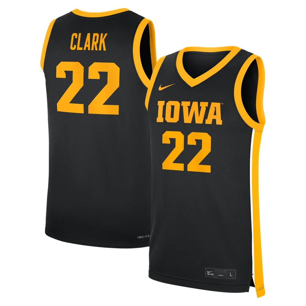 Caitlin Clark Iowa Hawkeyes Nike Home Replica Basketball Jersey - Black