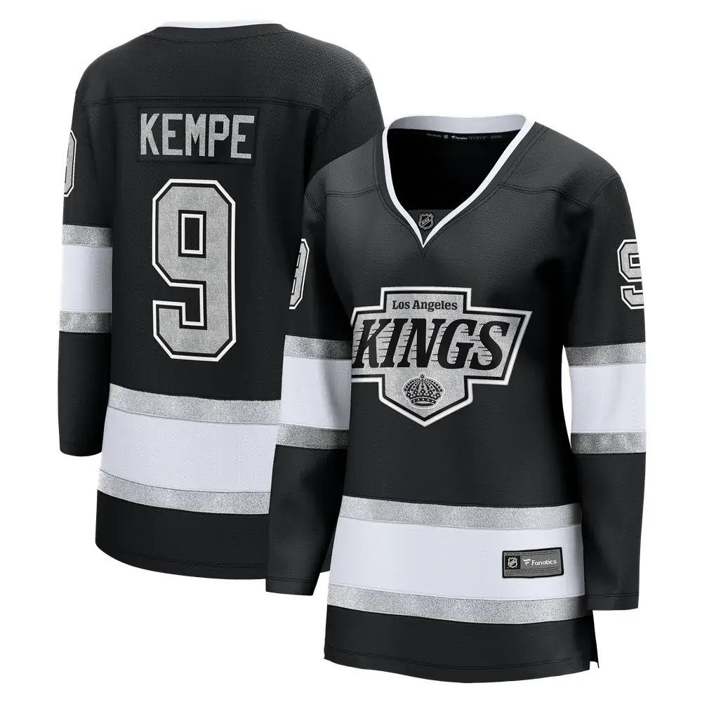 Adrian Kempe Los Angeles Kings Fanatics Women's Home Breakaway Player Jersey - Black