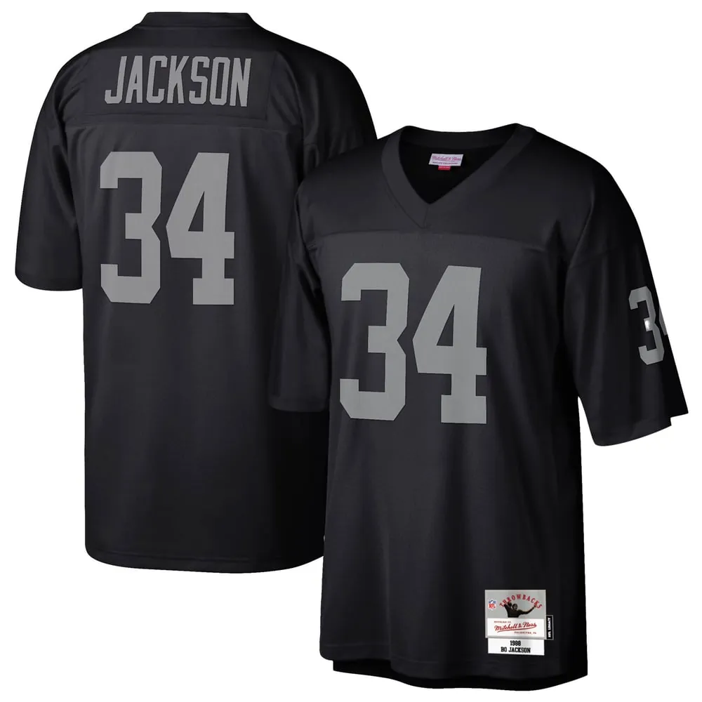 Bo Jackson Las Vegas Raiders Mitchell & Ness Legacy Replica Jersey - Black