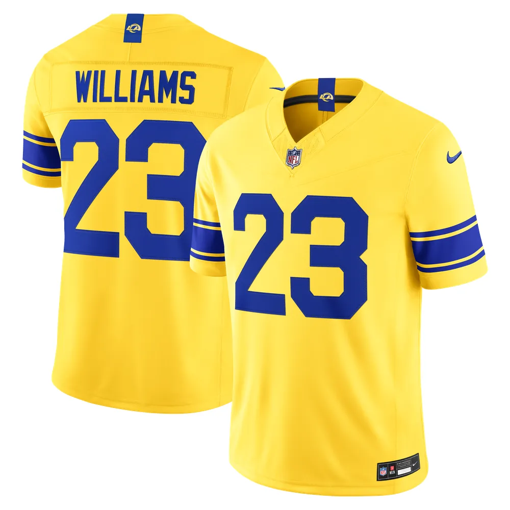 Kyren Williams Los Angeles Rams Nike Classic Sol Vapor F.U.S.E. Stitched Limited Jersey
