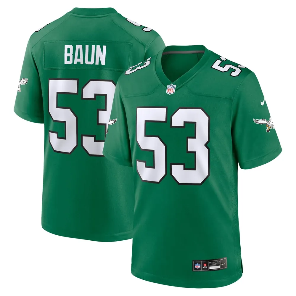 Zack Baun Philadelphia Eagles Nike Alternate Game Jersey -  Kelly Green