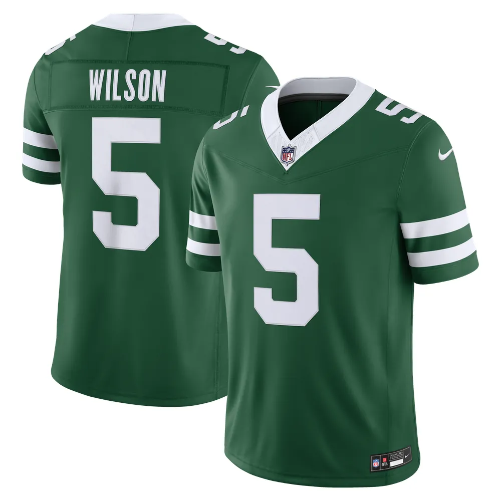 Garrett Wilson New York Jets Nike Team Vapor F.U.S.E. Stitched Limited Jersey - Legacy Green
