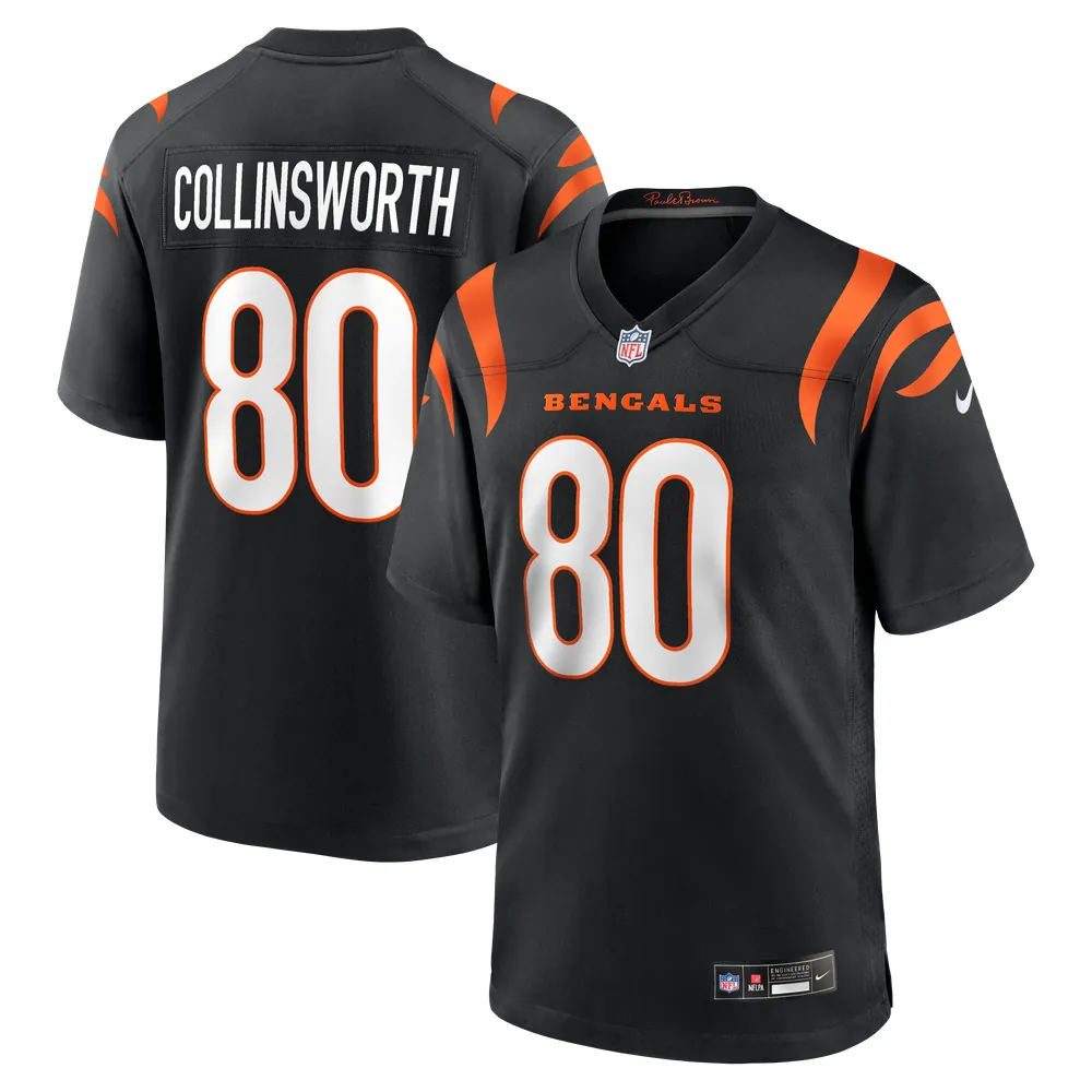 Cris Collinsworth Cincinnati Bengals Nike Team Retired Player Game Jersey -  Black