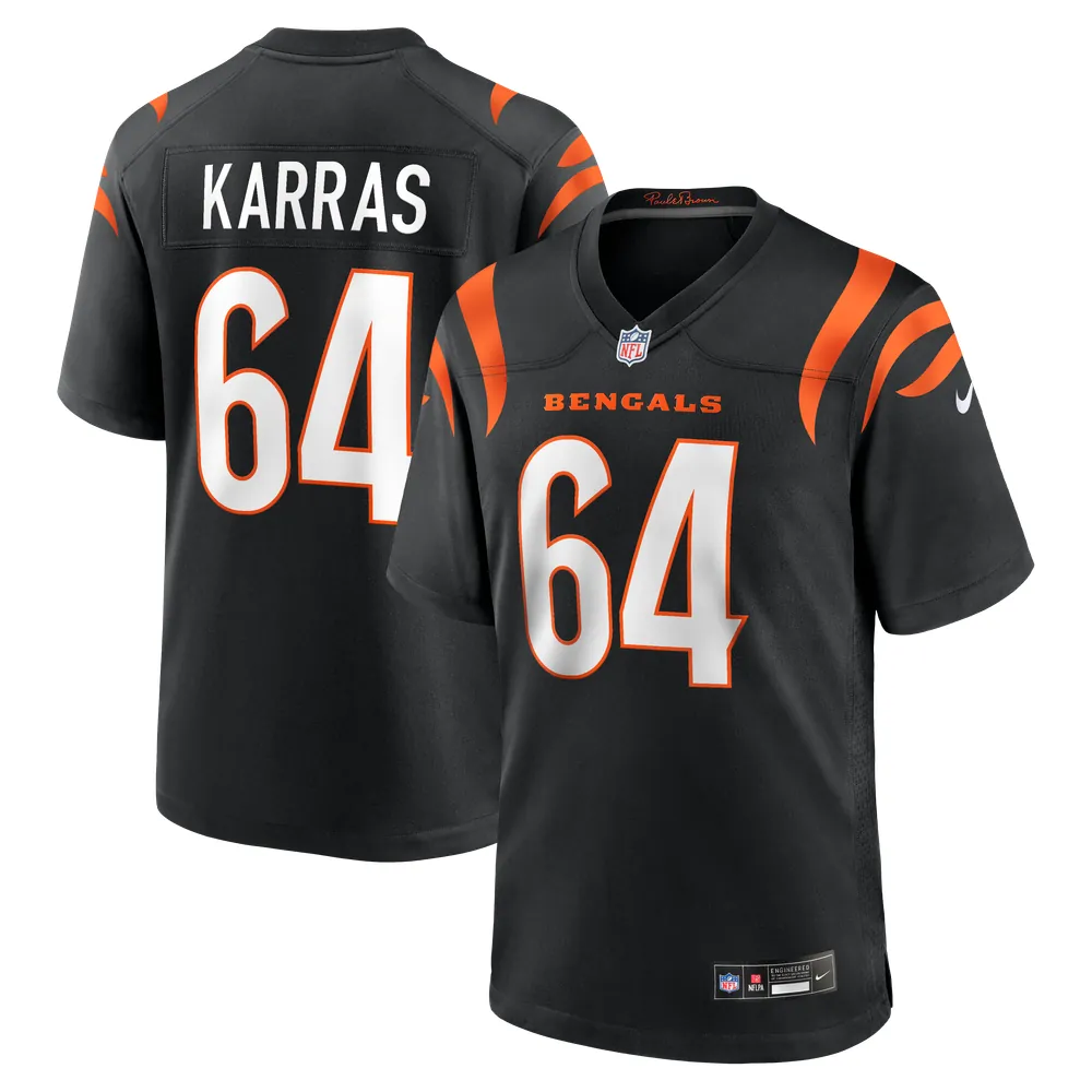 Ted Karras Cincinnati Bengals Nike Game Player Jersey - Black