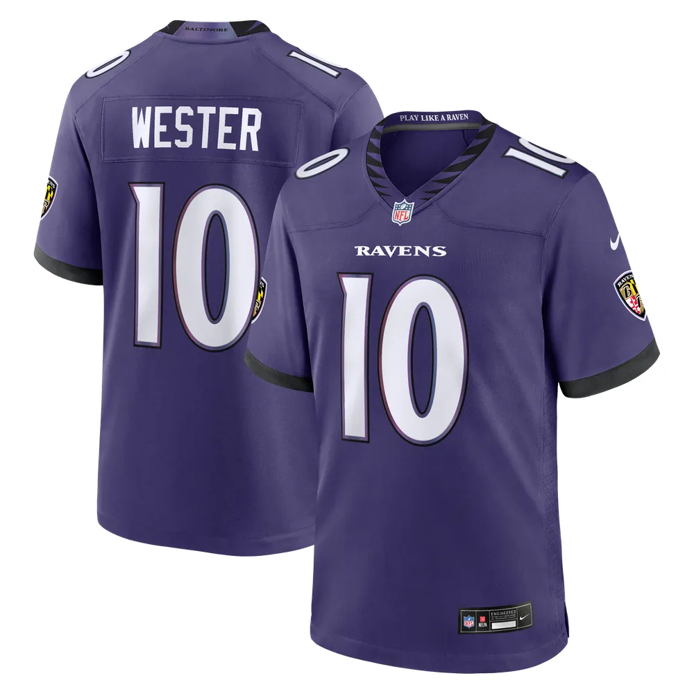 LaJohntay Wester Baltimore Ravens Nike Team Game Jersey - Purple