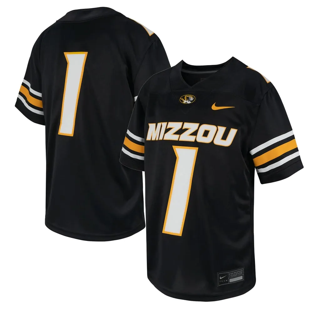 Missouri Tigers Nike Toddler  Replica Football Jersey - Black