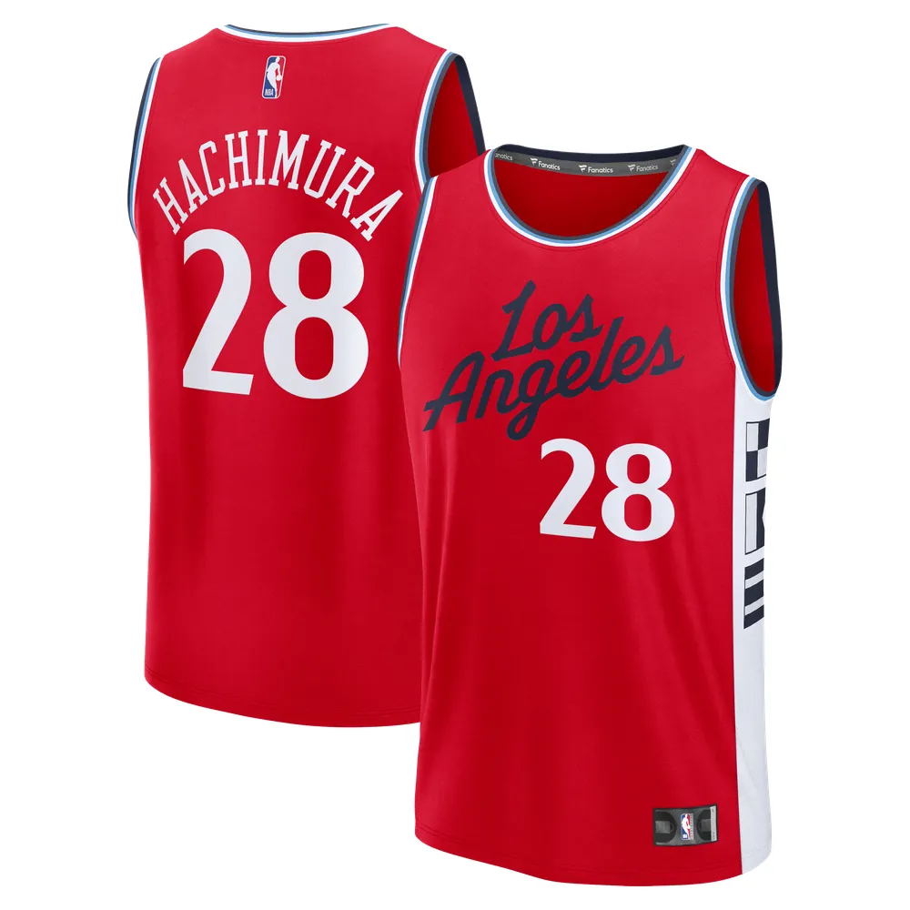 Rui Hachimura LA Clippers Fanatics Youth Fast Break Replica Jersey - Red - Statement Edition