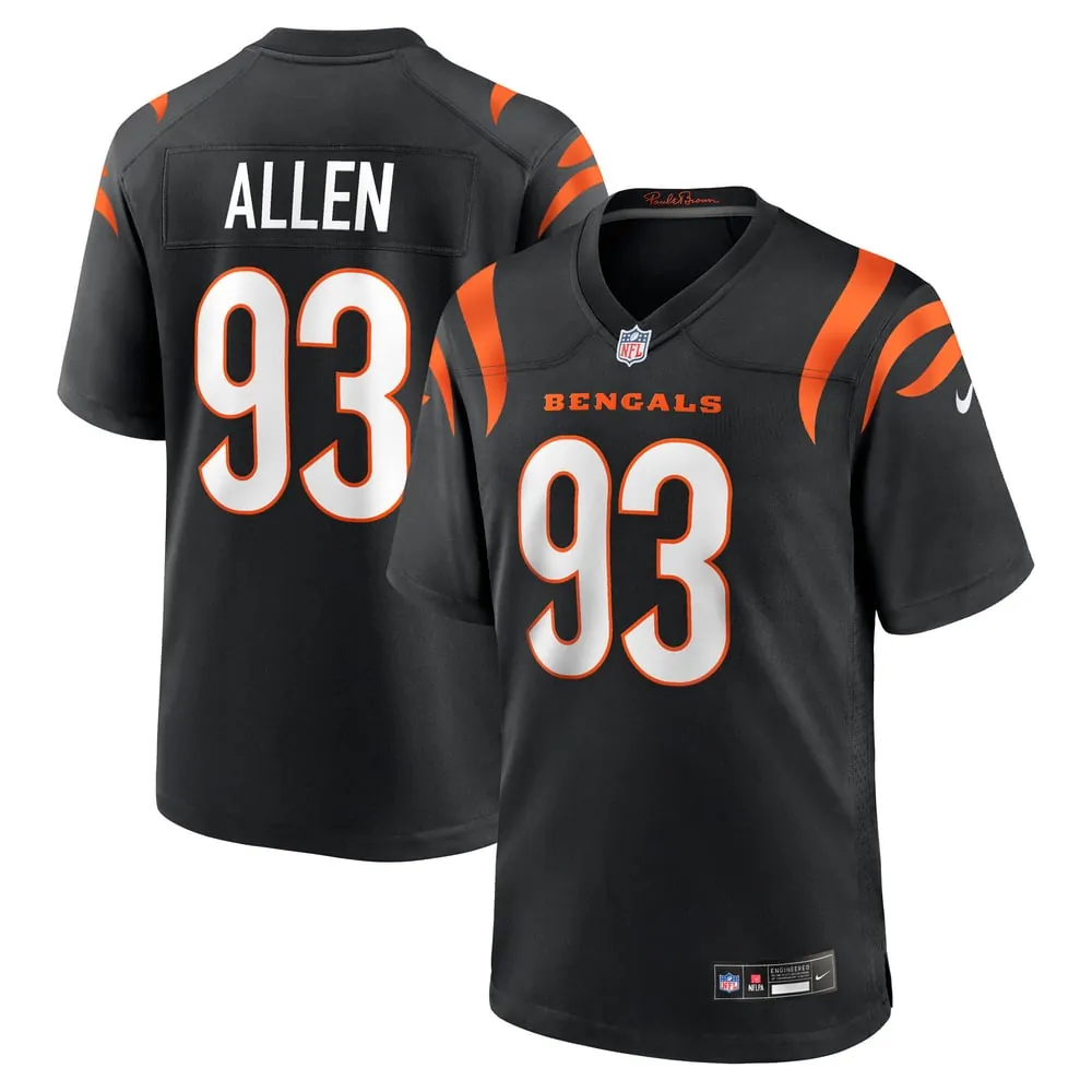 Jonathan Allen Cincinnati Bengals Nike Team Game Jersey -  Black