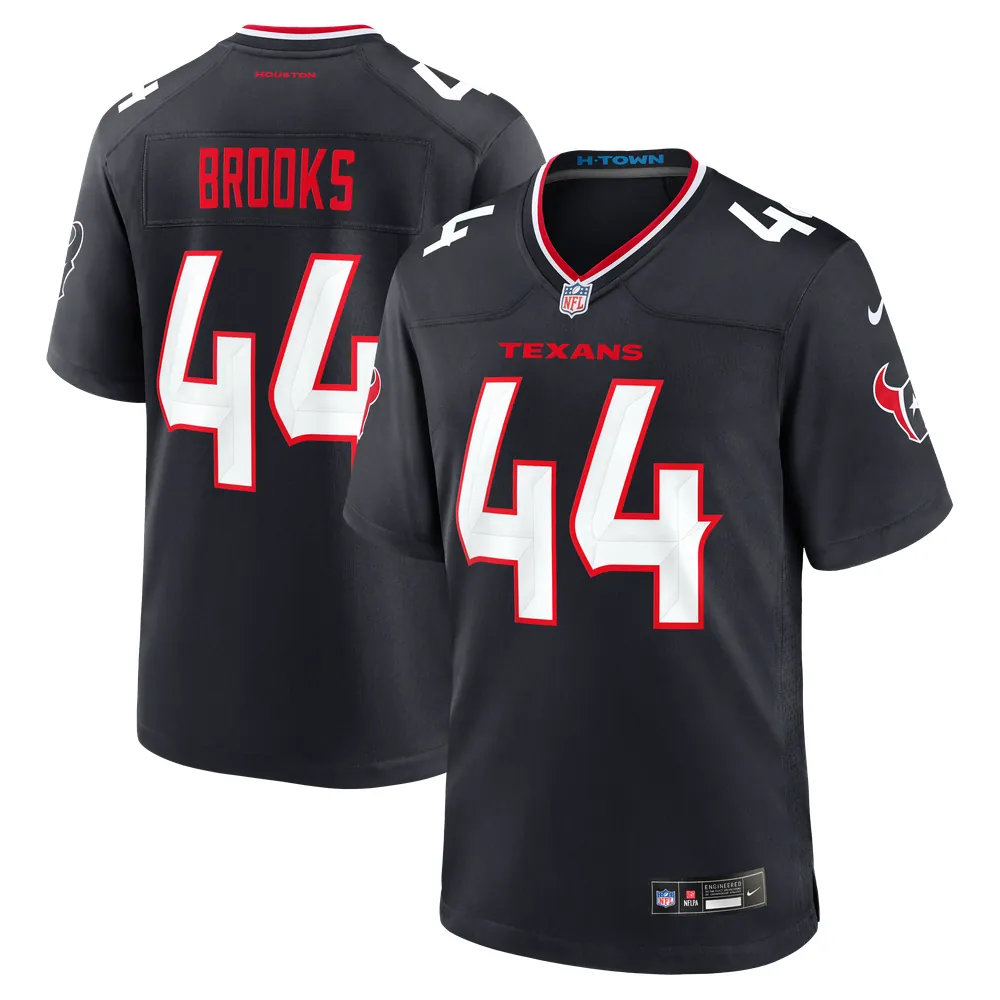 British Brooks Houston Texans Nike Team Game Jersey -  Navy