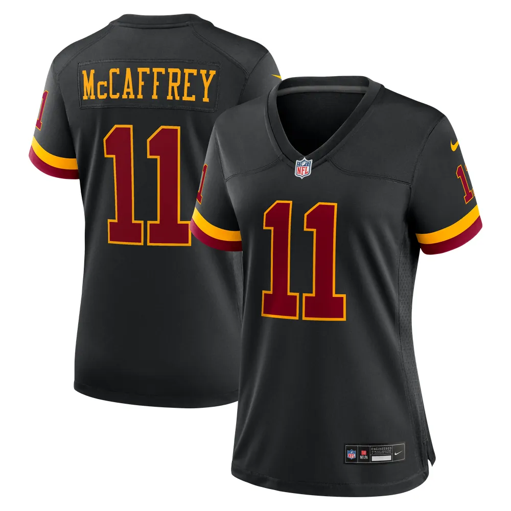 Luke McCaffrey Washington Commanders Nike Women's Hail Raiser Alternate Game Jersey - Black