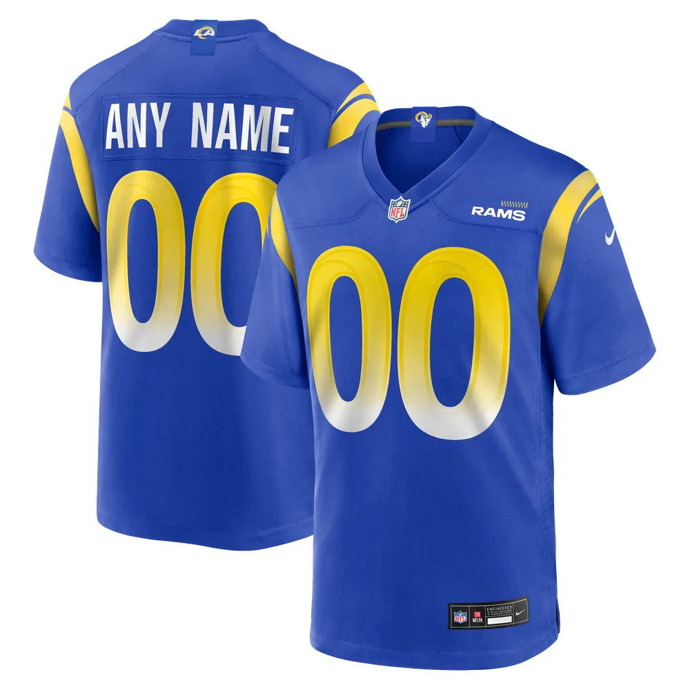 Los Angeles Rams Nike Custom Game Jersey - Royal