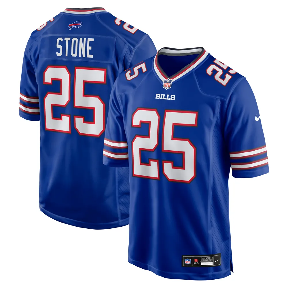 Geno Stone Buffalo Bills Nike Team Game Jersey -  Royal