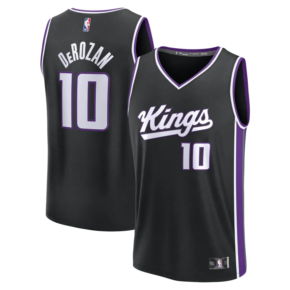 DeMar DeRozan Sacramento Kings Fanatics Fast Break Replica Player Jersey - Icon Edition - Black