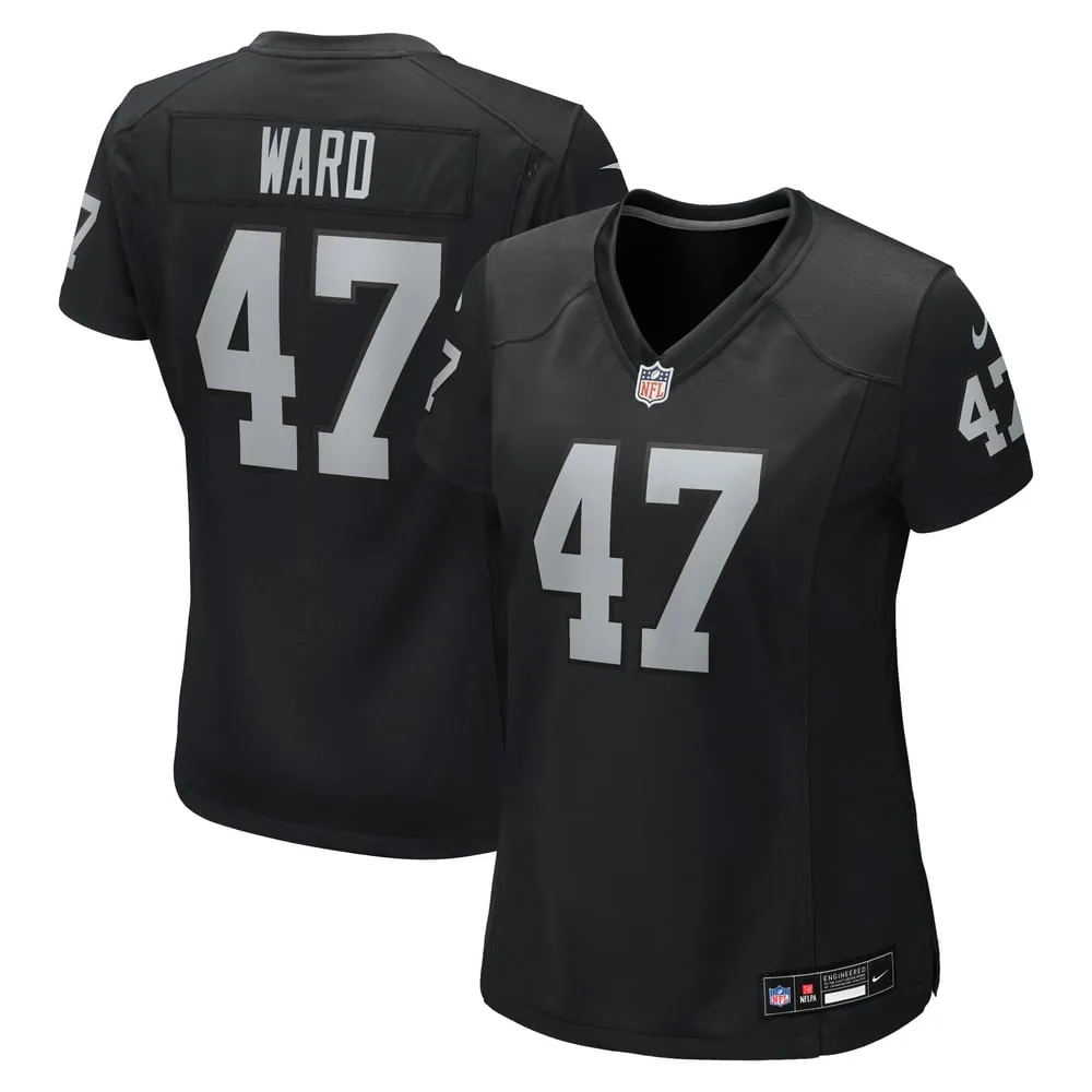 Alex Ward Las Vegas Raiders Nike Women's Team Game Jersey -  Black