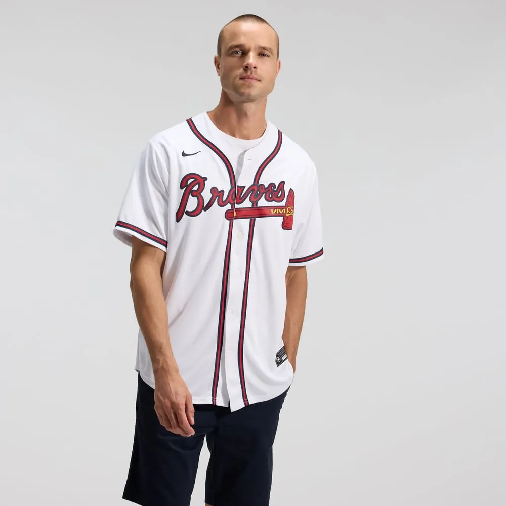 Atlanta Braves Nike Home Replica Team Jersey - White