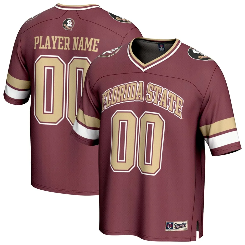 Florida State Seminoles GameDay Greats Unisex NIL Pick-A-Player Football Fashion Jersey - Garnet