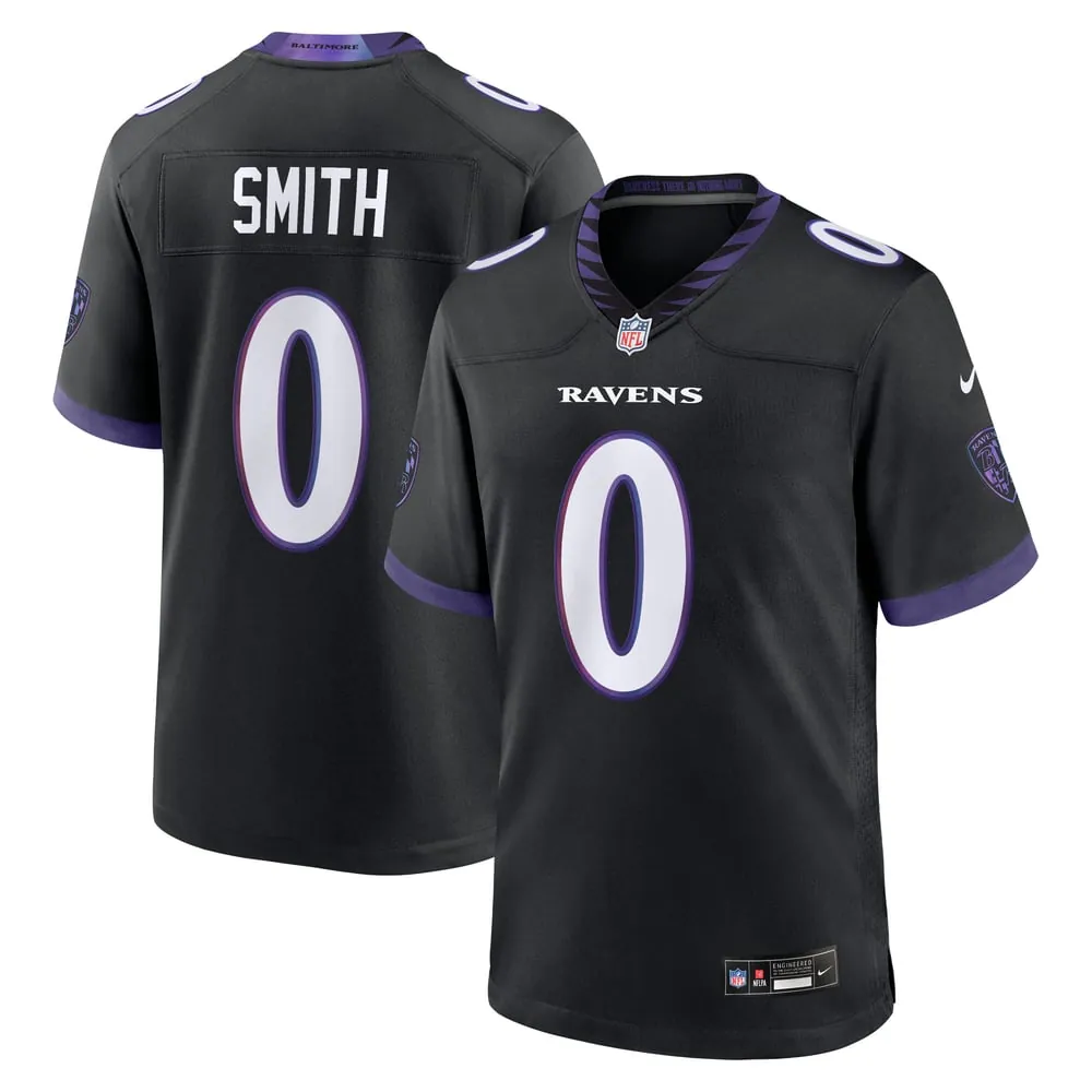 Roquan Smith Baltimore Ravens Nike Alternate Game Jersey - Black